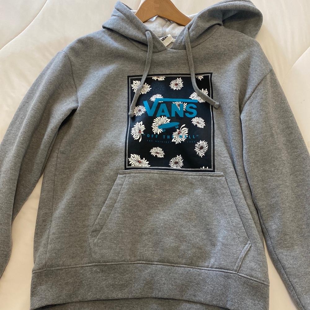 Vans Dahlia Teal and Grey Hoodie 🪷